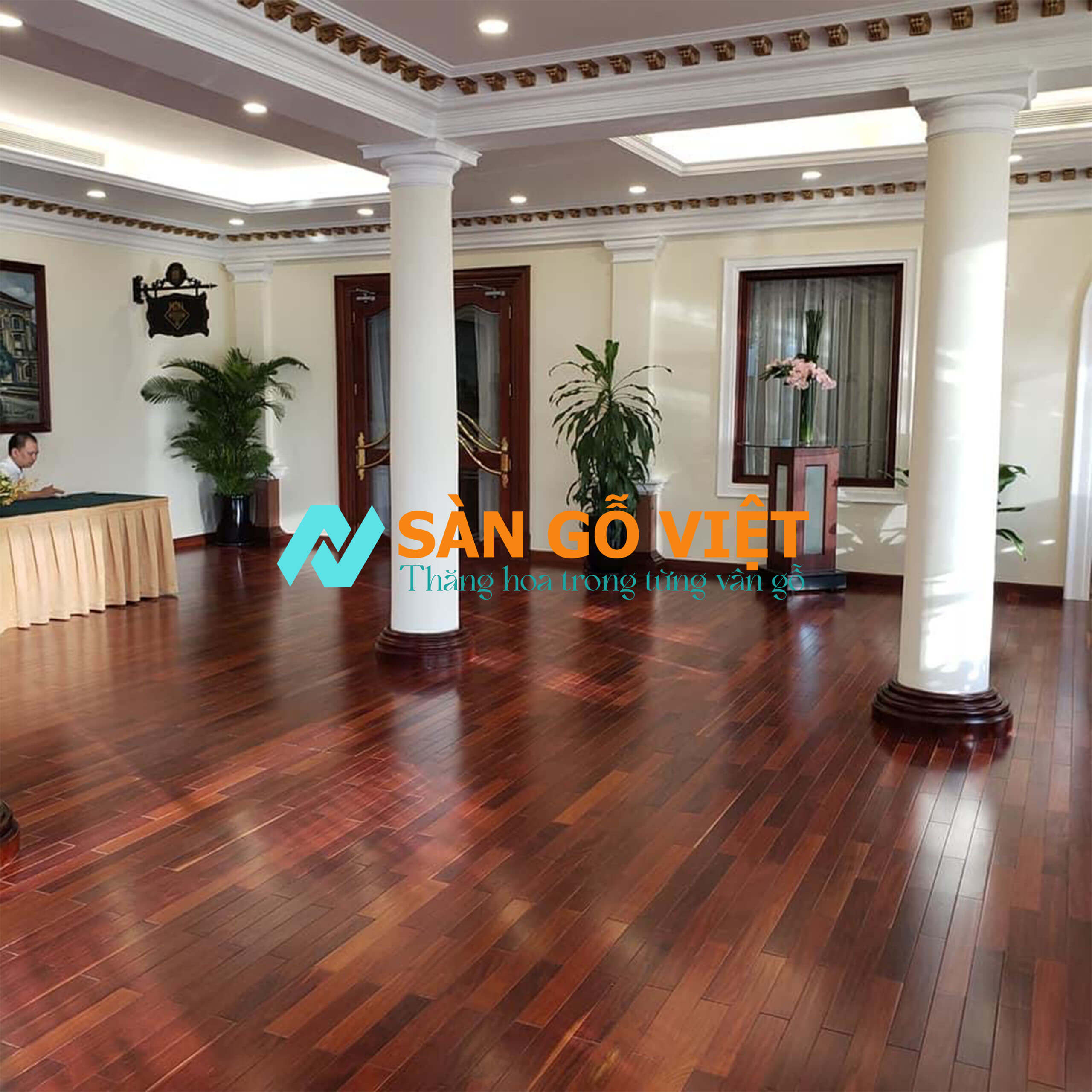 Sàn Gỗ Căm Xe 15x90x450mm